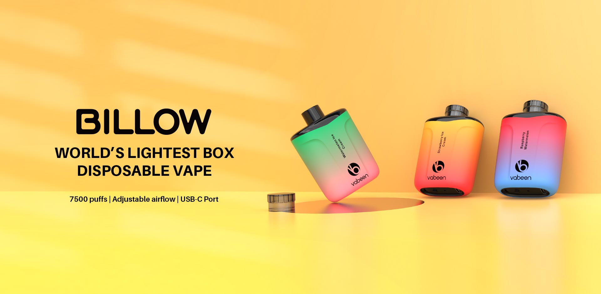 Vabeen Launches the New Box Disposable Vape BILLOW Vabeen